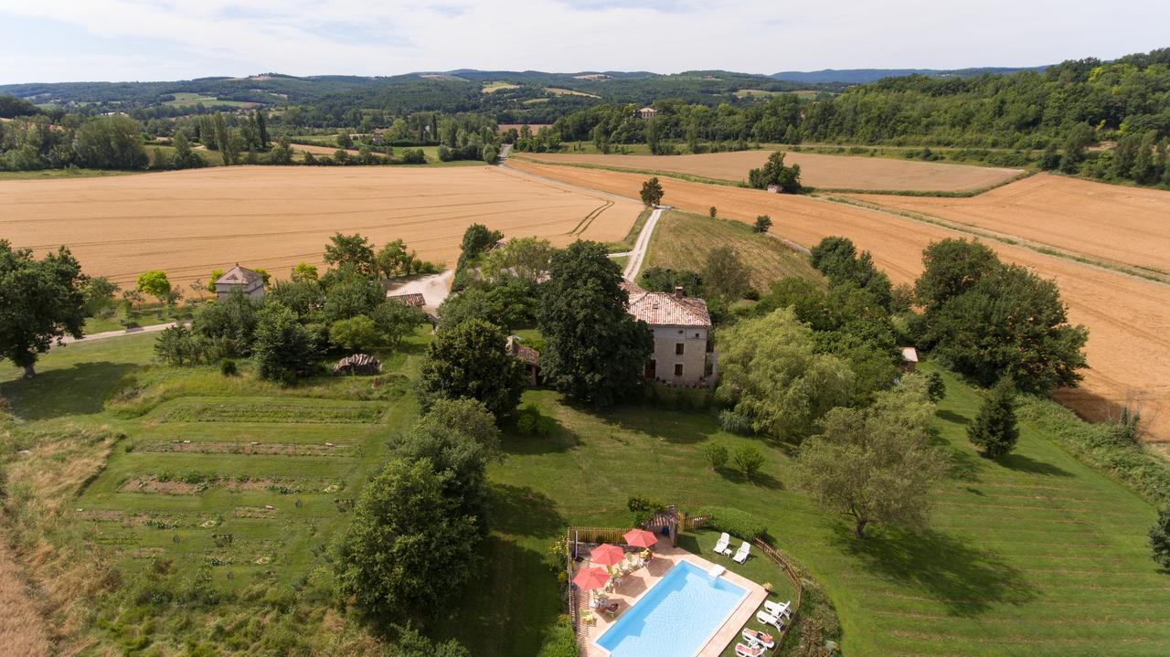 Bed and Breakfast Domaine Les Miquels à Castelnau-de-Montmiral Extérieur photo